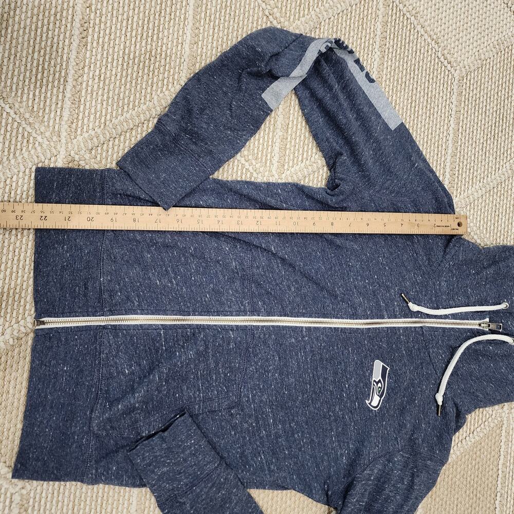 Nike blue women's size small full zip up Seattle Seahawks hoodie - Picture 3 of 9